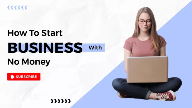 Start Your Own Business No Money Guide YouTube Thumbnail Template