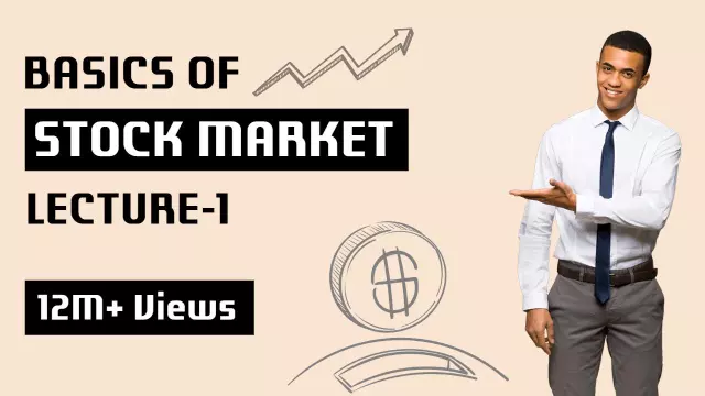 Stock Market Basics Lecture Overview Trending YouTube Thumbnail Template