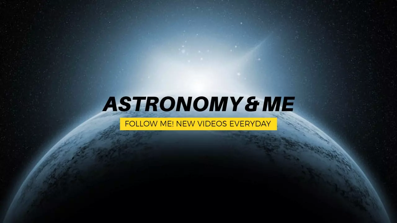 Stunning Space Imagery with Earth and Cosmic Background YouTube Banner Template