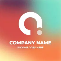 Stylish A Letter Design with a Gradient Color Scheme Logo Template