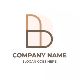 Stylish B Letter Design Highlighting Modern Branding Logo Template
