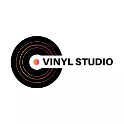 Stylish Black and Pink Vinyl Record Studio Logo Template