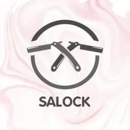 Stylish Black and White Barber Tools Representing Grooming Logo Template