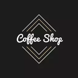 Stylish Black and White Design for Coffee Shop Logo Template