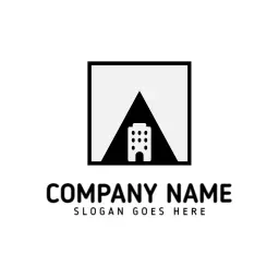 Stylish Black and White Design for Modern Company Logo Template