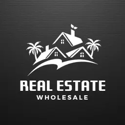 Stylish Black and White Real Estate Theme for Wholesale Logo Template