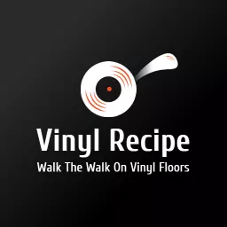 Stylish Black and White Vinyl Design for Flooring Solutions Logo Template