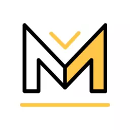 Stylish Black and Yellow M Letter Logo Design Creation Logo Template