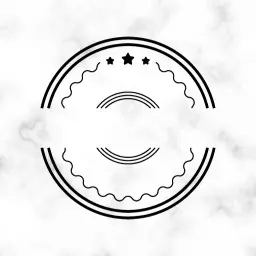 Stylish Blank Circle Design with Decorative Elements Logo Template