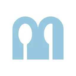 Stylish Blue Minimalist Design for a Modern Restaurant Logo Template
