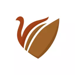 Stylish Brown Shield Integrating Trust and Security Insurance Logo Template