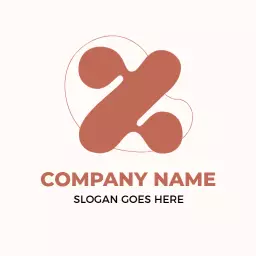 Stylish Brown Z Letter Design with Modern Aesthetic Logo Template