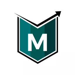 Stylish Chevron Design Featuring Letter M in Alphabet Logo Template