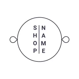 Stylish Circular Design for Modern Shop Branding Logo Template