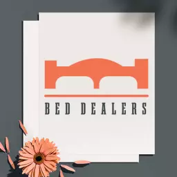 Stylish Coral Bed Design for Quality Bed Dealers Logo Template
