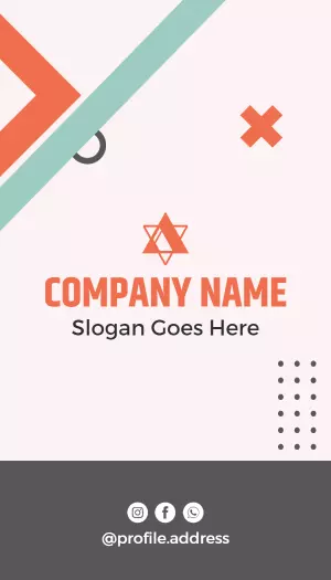 Stylish Coral Event Planner Professional Business Card Template