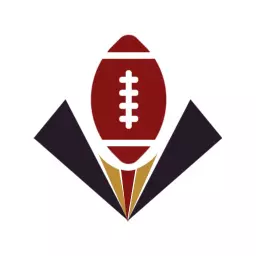 Stylish Dark Toned Football Logo with Unique Design Elements Logo Template