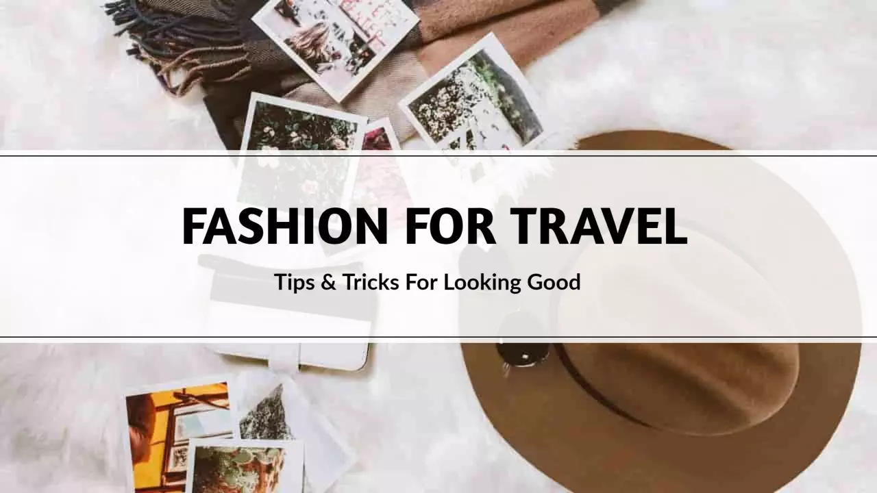 Stylish Fashion for Travel Tips to Look Good YouTube Banner Template