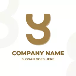 Stylish Gold Y Letter Design Showcasing Professionalism Logo Template