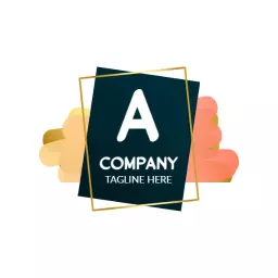 Stylish Gradient Background for Your Company Branding Logo Template