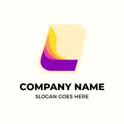 Stylish Gradient L Letter Design for Modern Branding Logo Template