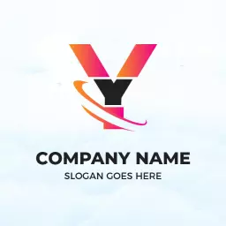Stylish Gradient Y Letter Design for Modern Branding Logo Template