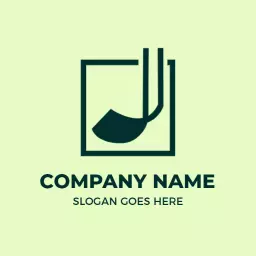 Stylish Green J Letter Design Representing Modern Business Logo Template