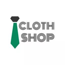 Stylish Green Tie Design Representing Clothing Brand Logo Template