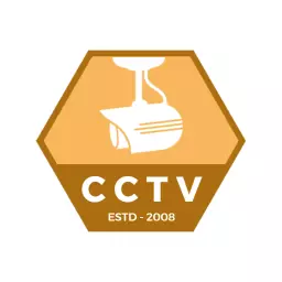 Stylish Hexagonal CCTV Security Camera Design Logo Template