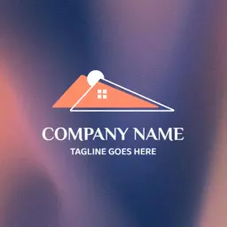 Stylish Homes with Modern Roof and Window Design Logo Template