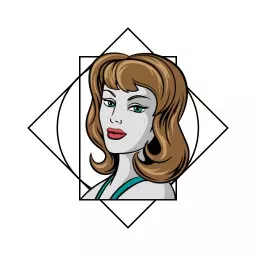 Stylish Illustration of a Beautiful Woman Representing Beauty Logo Template