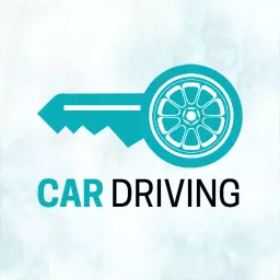Stylish Key and Wheel Design for Car Driving Logo Template