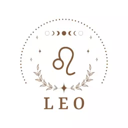Stylish Leo Design with Celestial Elements for Zodiac Logo Template