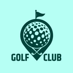 Stylish Logo Featuring a Golf Ball and Club Elements Logo Template