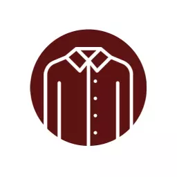 Stylish Maroon Shirt Design for Modern Fashion Logo Template