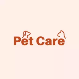 Stylish Minimalist Brown Pet Care for Animal Lovers Logo Template