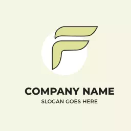 Stylish Minimalist F Letter Design for Modern Branding Logo Template