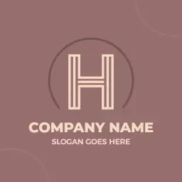 Stylish Minimalist H Letter Design for Brand Identity Logo Template