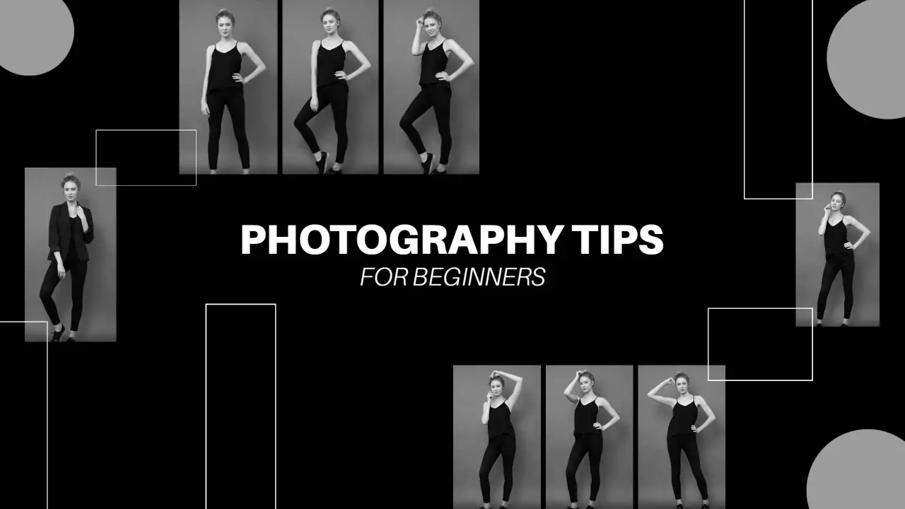 Stylish Monochrome Photography Tips for Beginners Banner Template