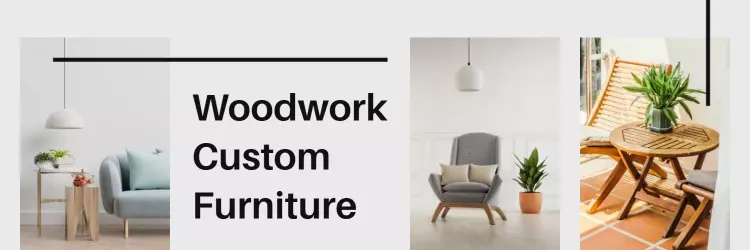 Stylish Neutral Tones with Woodwork Custom Furniture Twitter Banner Template