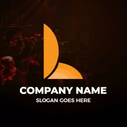 Stylish Orange L Letter Design for Modern Branding Logo Template