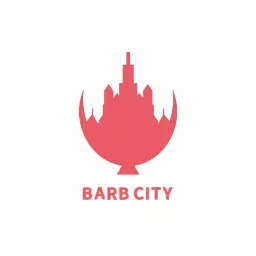Stylish Pink City Skyline Design for Urban Lifestyle Logo Template