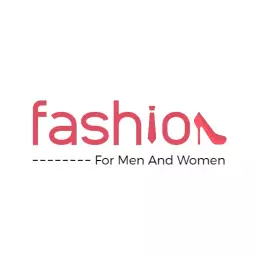 Stylish Pink Fashion Logo for Trendy Men and Women Apparel Logo Template