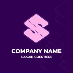 Stylish Pink S Letter Design for Business Branding Logo Template