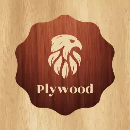 Stylish Plywood Logo Featuring Unique Eagle Design Logo Template