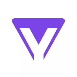 Stylish Purple Geometric Design Featuring Alphabet Y Logo Template