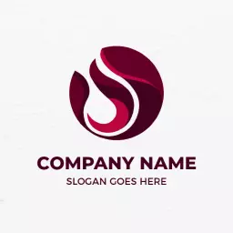 Stylish Red and White O Letter Design for Brand Identity Logo Template