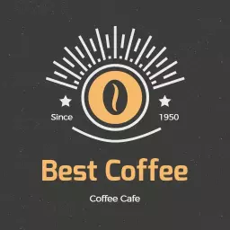 Stylish Retro Design Featuring Premium Coffee Experience Logo Template