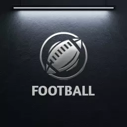 Stylish Silver Football Design Highlighting Sports Mockup Logo Template