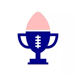 Stylish Trophy Design Representing Compelling Rugby Logo Template